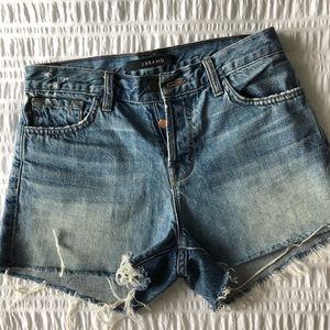 Jbrand denim shorts. Size 25.